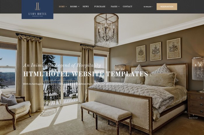 Best hotel website