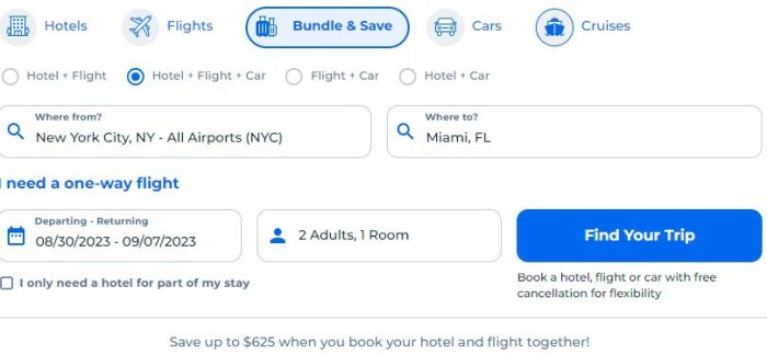 Priceline reservations