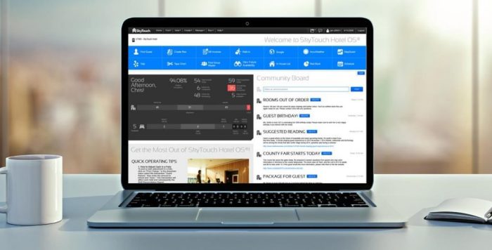 Changing software our skytouch